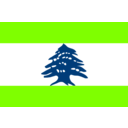 download Flag Of Lebanon clipart image with 90 hue color