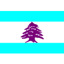 download Flag Of Lebanon clipart image with 180 hue color