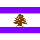 download Flag Of Lebanon clipart image with 270 hue color