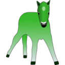 download Foal clipart image with 90 hue color