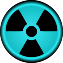 download Radiation Symbol Nuclear clipart image with 135 hue color