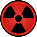 download Radiation Symbol Nuclear clipart image with 315 hue color