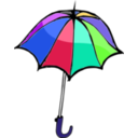 download Umbrella01 clipart image with 225 hue color