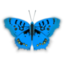 download Mariposa Pirata clipart image with 180 hue color