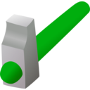 download Hammer clipart image with 90 hue color