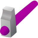 download Hammer clipart image with 270 hue color