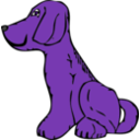 download Dog Side View clipart image with 225 hue color