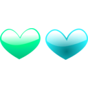 download Heart8 clipart image with 135 hue color