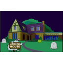 download Haunted House clipart image with 45 hue color