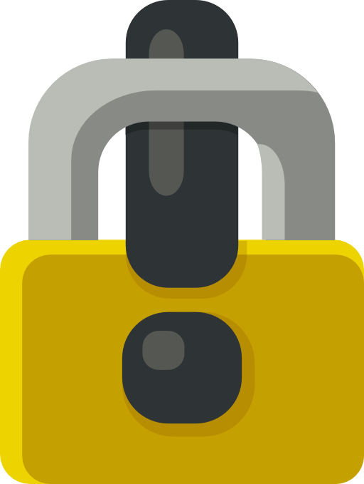 Locked Exclamation Mark Padlock