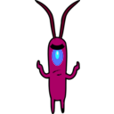 download Plankton clipart image with 180 hue color