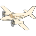 download Cessna clipart image with 180 hue color