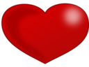 Red Glossy Valentine Heart