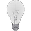 download Lightbulb clipart image with 180 hue color