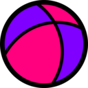 download Ball Icon clipart image with 270 hue color