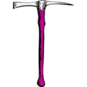download Pickaxe clipart image with 270 hue color