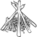 download Campfires And Cooking Cranes clipart image with 90 hue color