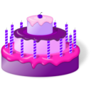 download Cake clipart image with 270 hue color