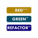 download Red Green Refactor Street Sign clipart image with 45 hue color