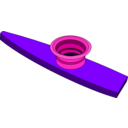 download Kazoo clipart image with 270 hue color