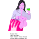 download Girls clipart image with 270 hue color