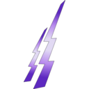 download Thunder Icon clipart image with 225 hue color