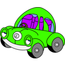 download Sleepy Vw Beetle clipart image with 45 hue color