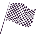 download Chequered Flag Icon clipart image with 90 hue color