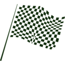 download Chequered Flag Icon clipart image with 270 hue color