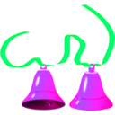 download Bells clipart image with 90 hue color