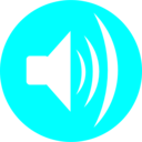 download Icon Speaker clipart image with 180 hue color