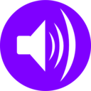 download Icon Speaker clipart image with 270 hue color