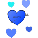 download Valentinas Day clipart image with 225 hue color