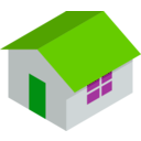 download Cm Isometric Home clipart image with 90 hue color