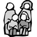 download Family clipart image with 135 hue color