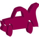 download Car clipart image with 180 hue color