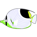 download Butterflyfish clipart image with 45 hue color