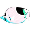 download Butterflyfish clipart image with 135 hue color