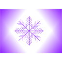 download Snowflake clipart image with 90 hue color