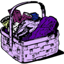 download Food Basket clipart image with 225 hue color