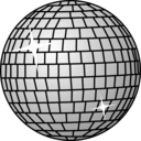 download Disco Ball clipart image with 135 hue color