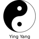 download Ying Yang clipart image with 135 hue color