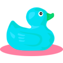 download Rubber Duck clipart image with 135 hue color