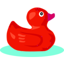 download Rubber Duck clipart image with 315 hue color