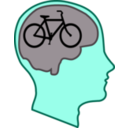 download Bicycle For Our Minds clipart image with 135 hue color