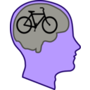 download Bicycle For Our Minds clipart image with 225 hue color