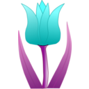 download Tulipa clipart image with 180 hue color