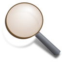 download Magnifying Glass clipart image with 180 hue color