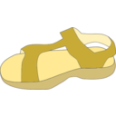 download Sandal clipart image with 0 hue color
