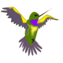 download Remix Hummingbird clipart image with 225 hue color
